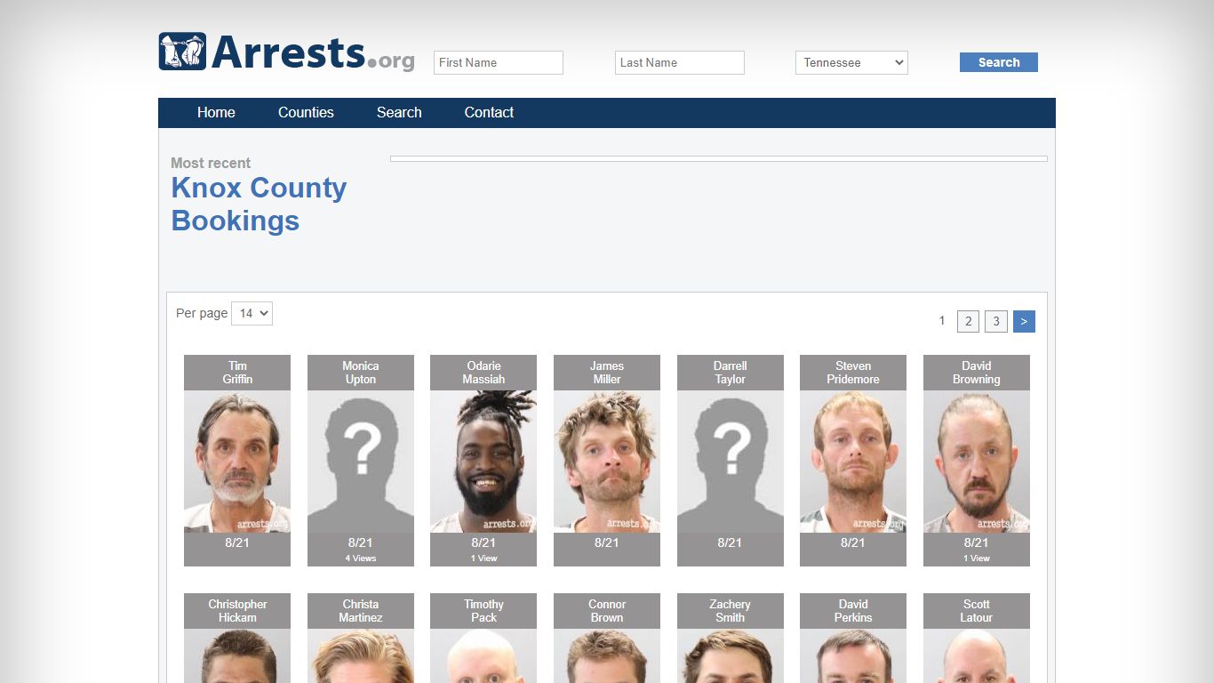 Knox County Arrests and Inmate Search